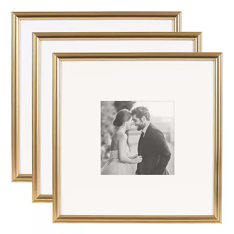 Adlynn Gold 3-pc. Gallery Wall Frame Set | Kirklands Home | Kirklands