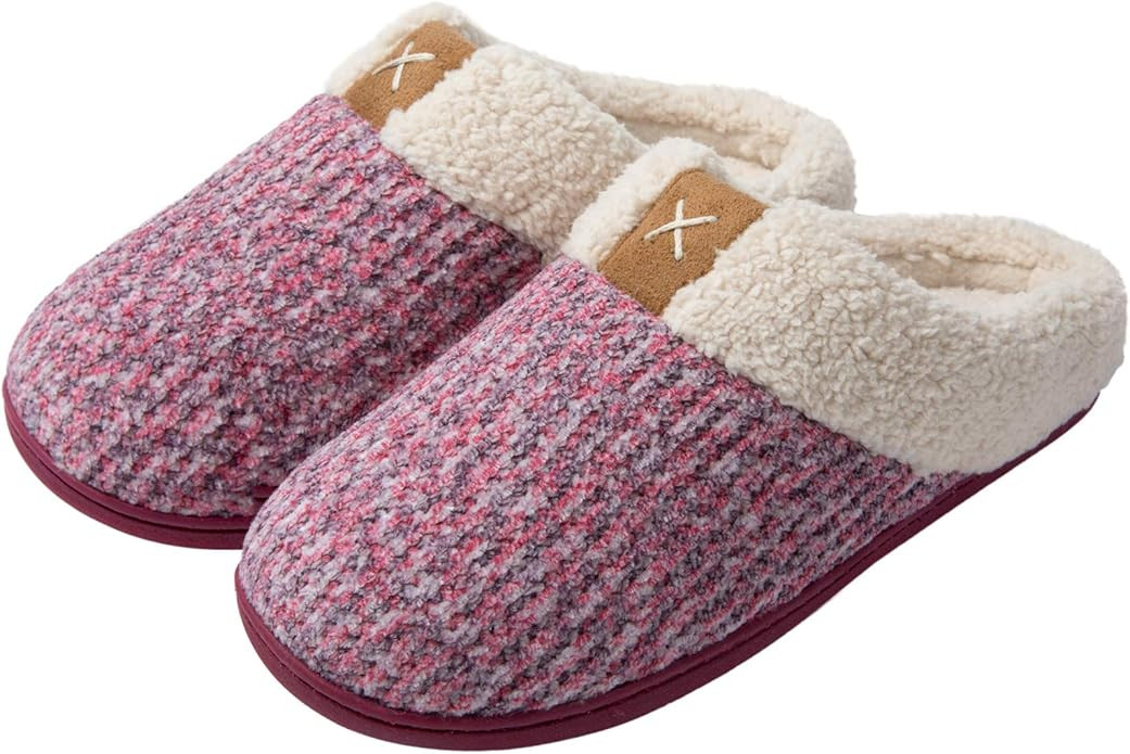 ULTRAIDEAS Women's Cozy Memory Foam Slippers Fuzzy Wool-Like Plush Fleece Lined House Shoes w/Ind... | Amazon (US)