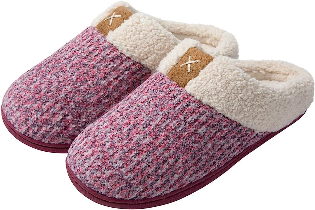 ULTRAIDEAS Women's Cozy Memory Foam Slippers Fuzzy Wool-Like Plush Fleece Lined House Shoes w/Ind... | Amazon (US)