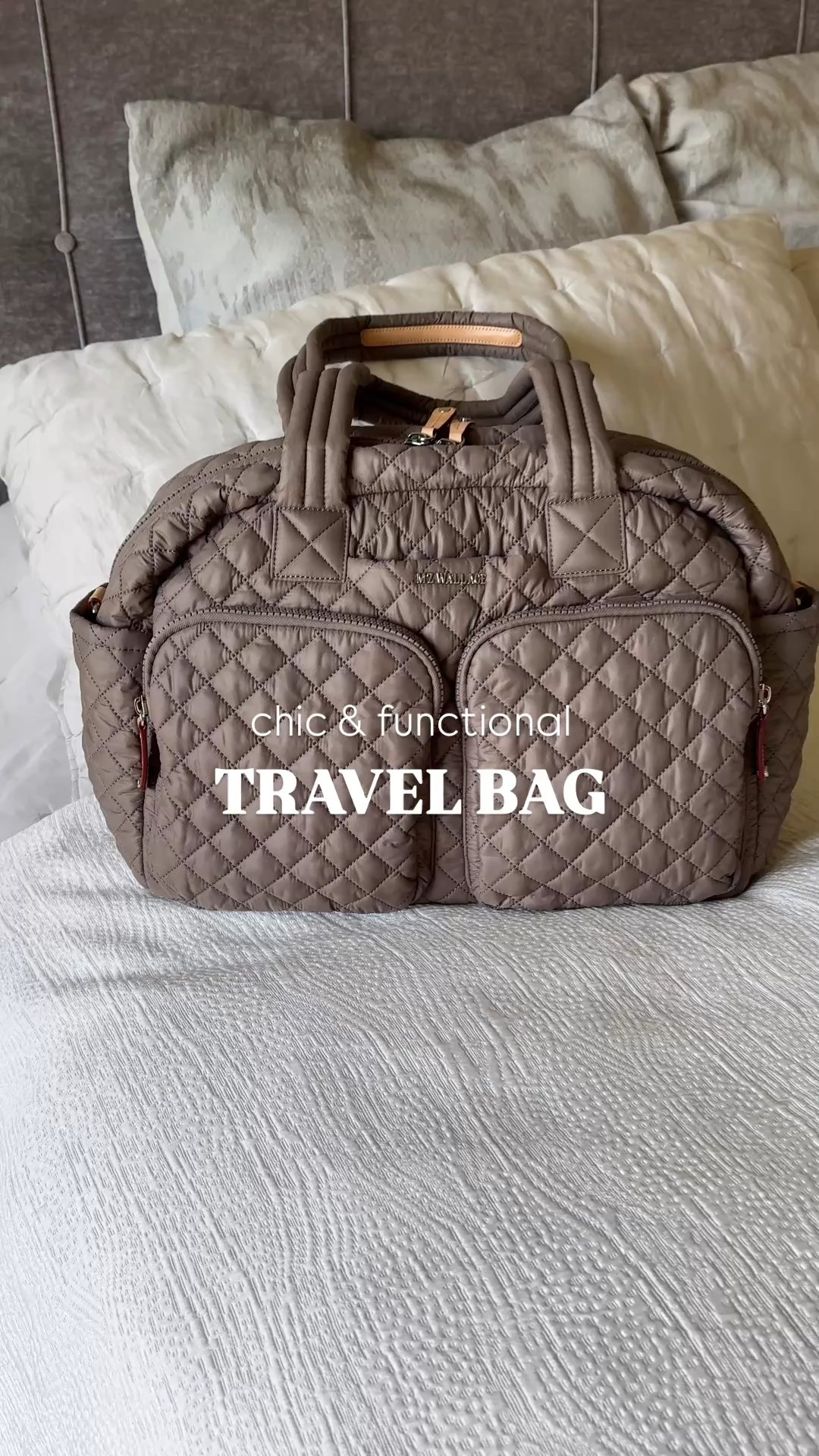 Chic & functional travel bag. If you are in the market for a new one, I highly recommend this nee style that looks good and works out perfectly for travel. 
- Lightweight, well thought out organizational details, can fit under airplane seat. 
- Shoulder or crossbody carry; plus sleeve to put on top of rolling luggage. 
- Quality of bag is excellent. 
- Available in multiple colors; exact color here is morning dove. 
- Travel outfit: athleisure style. 
- Travel shoes: comfy sneakers. 
- Mini bag is a convertible bag that I’ve used for recent vacations. 

#LTKOver40 #LTKTravel #LTKItBag