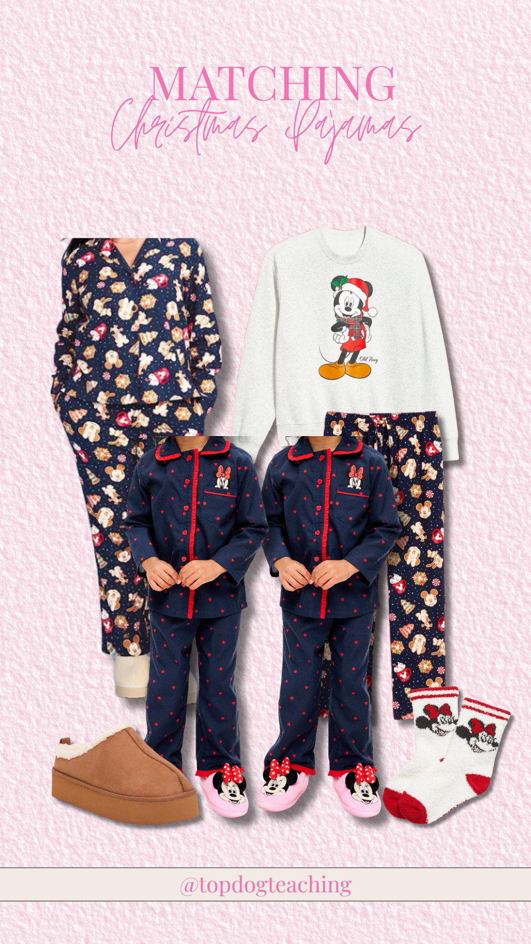 These matching Disney x Old Navy PJ sets are festive, comfy, and all under $25—perfect for family photos, Christmas morning, or cozy nights in. If you’re still grabbing pajamas for the season, this is the easiest (and cutest) win.

Disney Christmas pajamas, matching family Christmas pajamas, Old Navy Christmas pajamas, affordable Christmas pajamas, holiday pajamas under $25, Disney holiday pajamas 

 #LTKHoliday #LTKKids #LTKMens