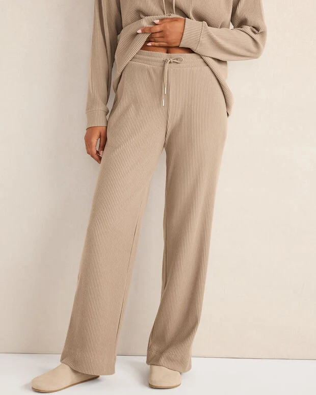Ottoman Rib Straight Leg Pants | Talbots