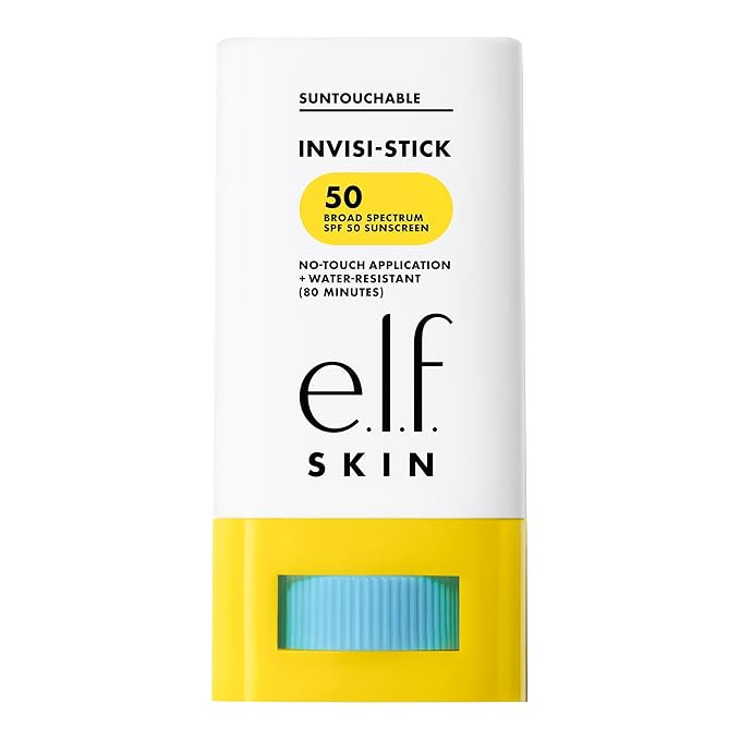 e.l.f. SKIN Suntouchable Invisi-Stick SPF 50, Clear Sunscreen For A Natural Finish, Made With Moi... | Amazon (US)