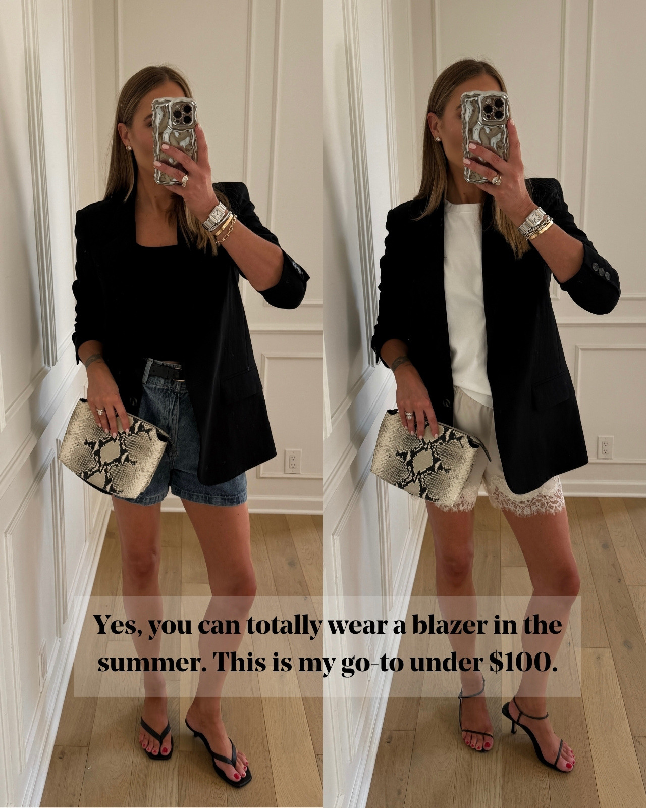 Fashion Jackson black blazer summer outfits

#LTKOver40 #LTKSeasonal #LTKootd