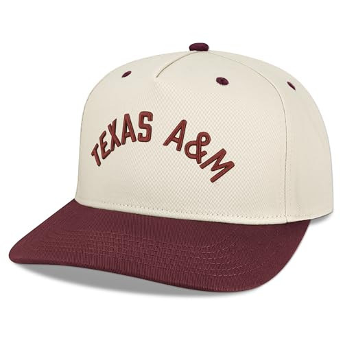Legacy NCAA Officially Licensed Baseball Hat, Texas A&M Aggies, Lightweight Cap for Men & Women, Heritage Twill Adjustable (HTA), Stone/Maroon, One Size Fits Most, Adjustable Closure | Amazon (US)