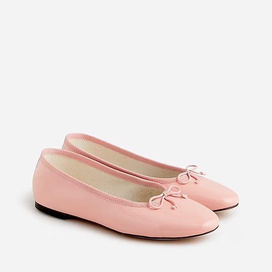 Zoe ballet flats in Italian patent leather | J.Crew US