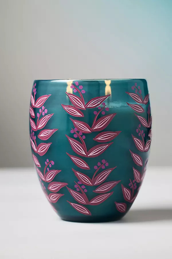 Medina Fresh White Tea & Lotus Glass Candle | Anthropologie (US)