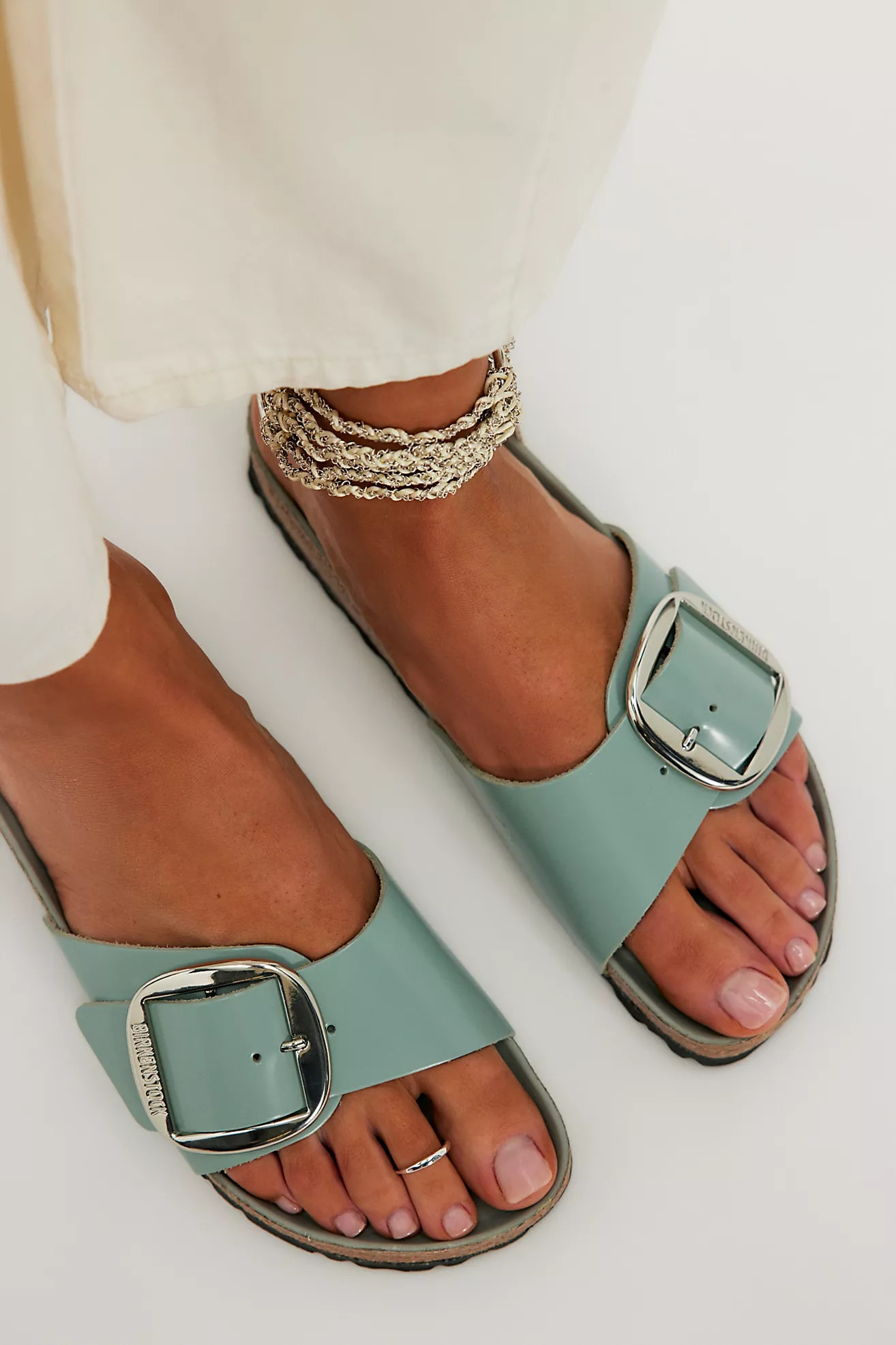 Birkenstock Madrid Big Buckle High Shine Sandals | Free People (Global - UK&FR Excluded)