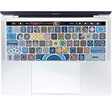 KECC Keyboard Cover Skin for New MacBook Pro 13" & Pro 15" (2019/2018/2017/2016) A2159/A1989/A170... | Amazon (US)