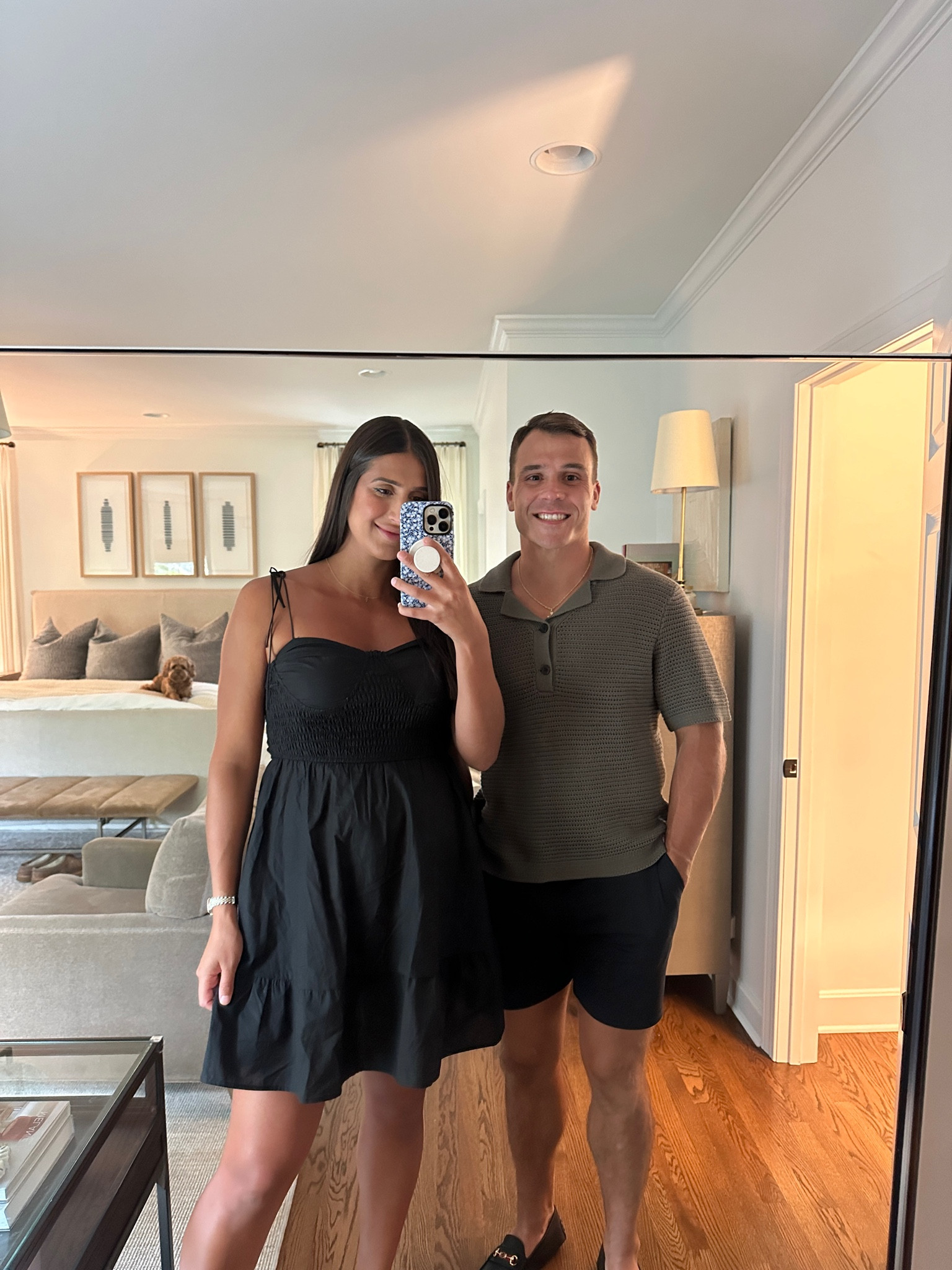 Date night outfit, little black dress, men’s outfit, men’s sweater polo, men’s camp shirt, men’s fashion, pregnancy fashion - found my dress available on Nordstrom
Rack for $35!! 60% off! 

#LTKSaleAlert #LTKBump #LTKMens