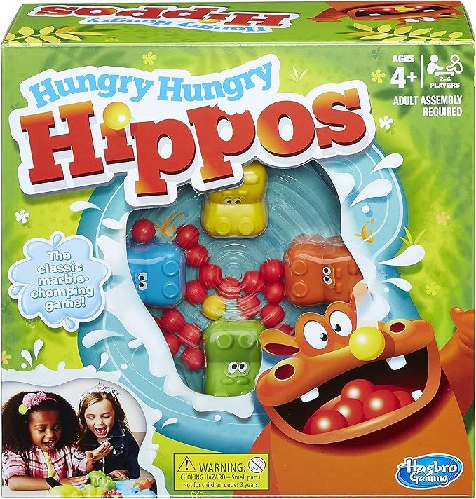Hasbro Elefun and Friends Hungry Hungry Hippos Game | Amazon (US)