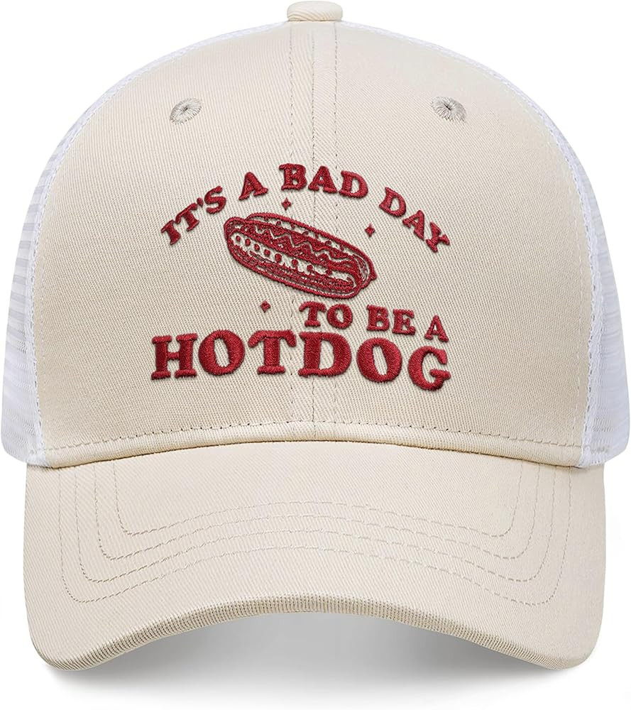 Snapback Trucker Hat | Embroidered Adjustable Breathable Mesh Baseball Cap for Men Women | Hot Do... | Amazon (US)