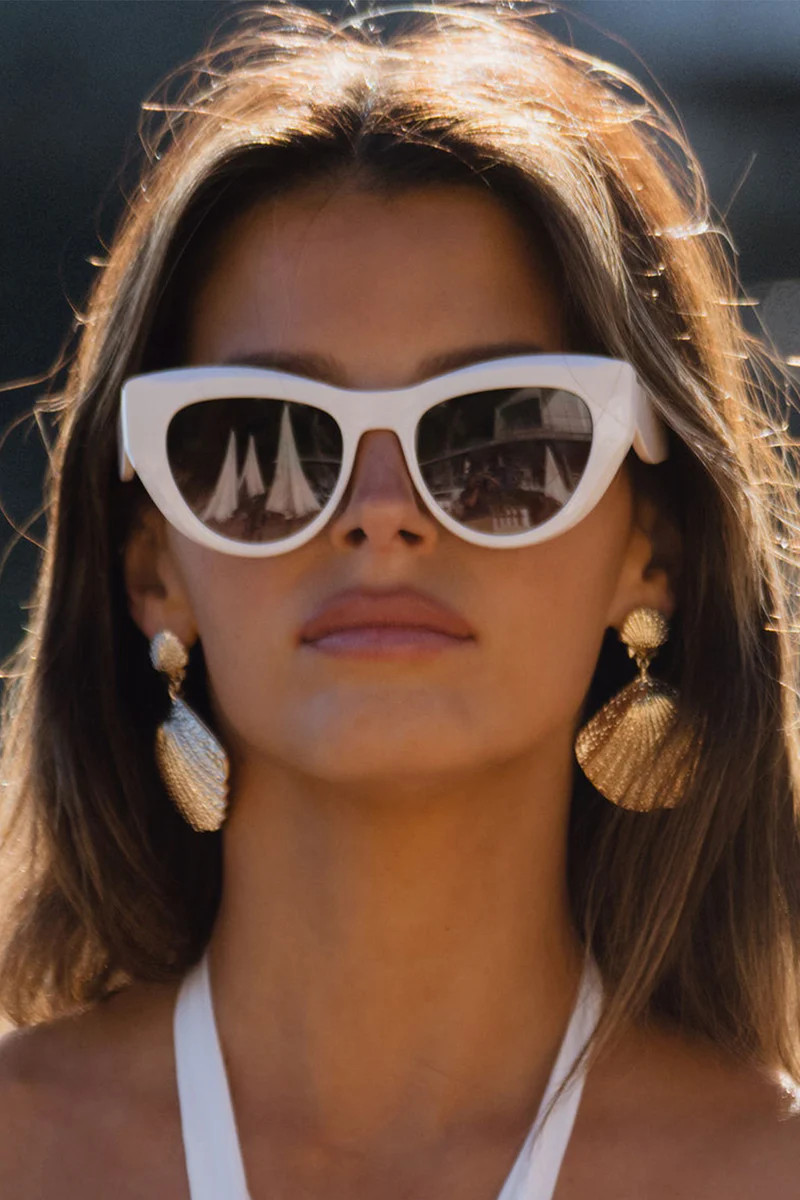 Bienvenue Off-White Bold Sunglasses | 12th Tribe