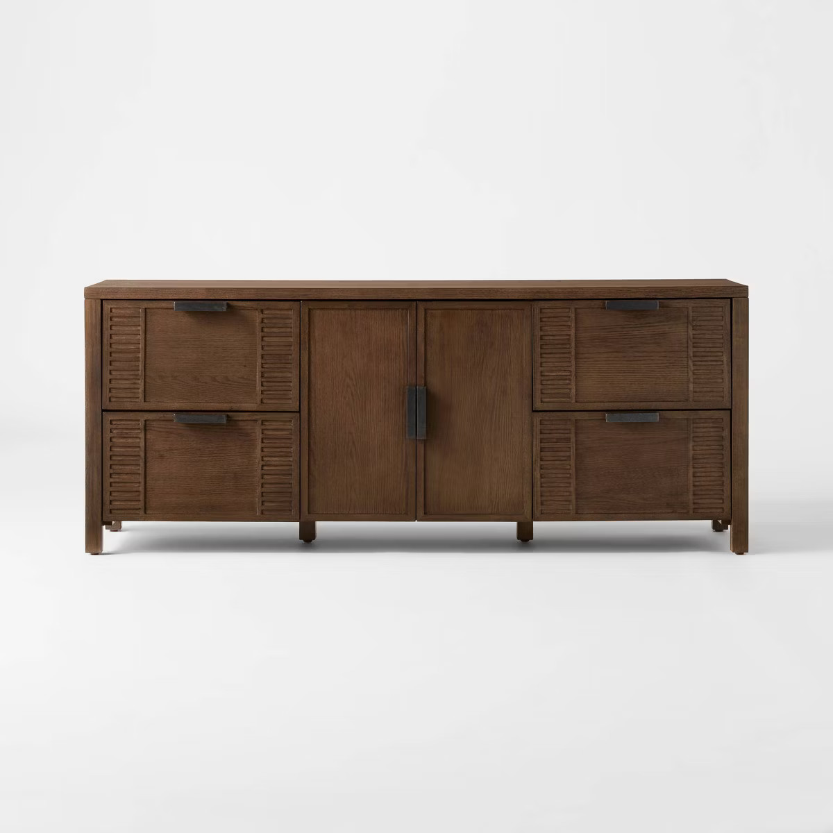 Dosinia 4 Drawer Media Stand Brown - Threshold™ designed with Studio McGee | Target