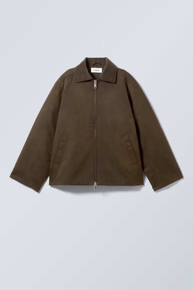 Waxed Oxford Jacket | H&M (UK, MY, IN, SG, PH, TW, HK)