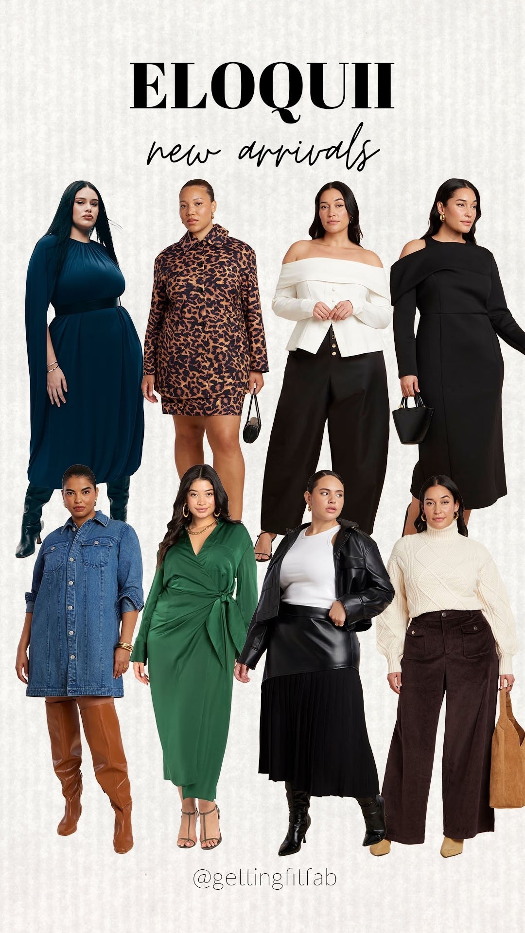 Eloquii new arrivals I’m loving! 

#eloquii

Plus size fall style. Plus size fall outfit. Trendy chic fall style. Denim fall dress. Wide leg fall pants. Fall workwear. Leopard fall dress  

#LTKPlusSize #LTKStyleTip #LTKSeasonal