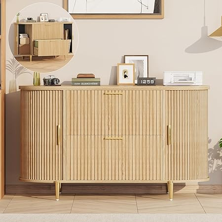 SEDETA 2 Drawer File Cabinet, 39.4" Filing Cabinet for Home Office, fit Legal/Letter/A4 Size, Mod... | Amazon (US)