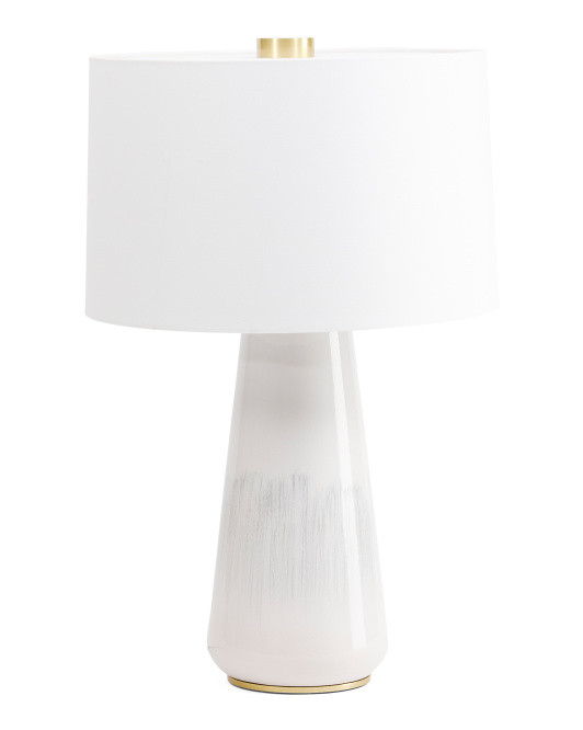 16.75x26in Saugerties Gloss Ceramic Table Lamp | TJ Maxx