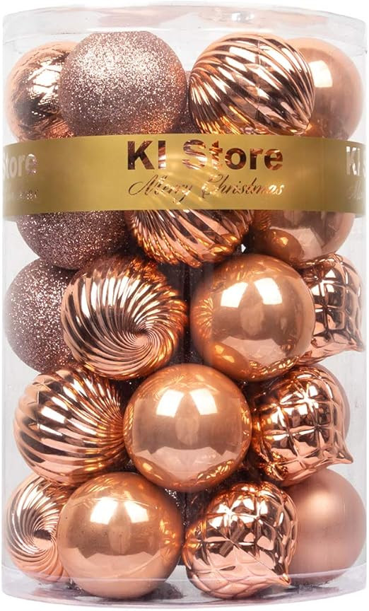 KI Store 34ct Christmas Ball Ornaments Shatterproof Christmas Decorations Tree Balls for Holiday ... | Amazon (US)