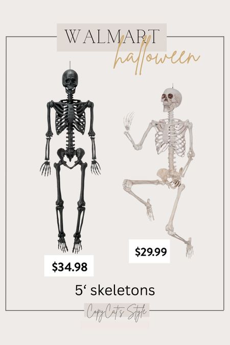 Walmart Halloween 
5 ft Skeletons black and white 

#LTKHoliday #LTKfindsunder50 #LTKHalloween