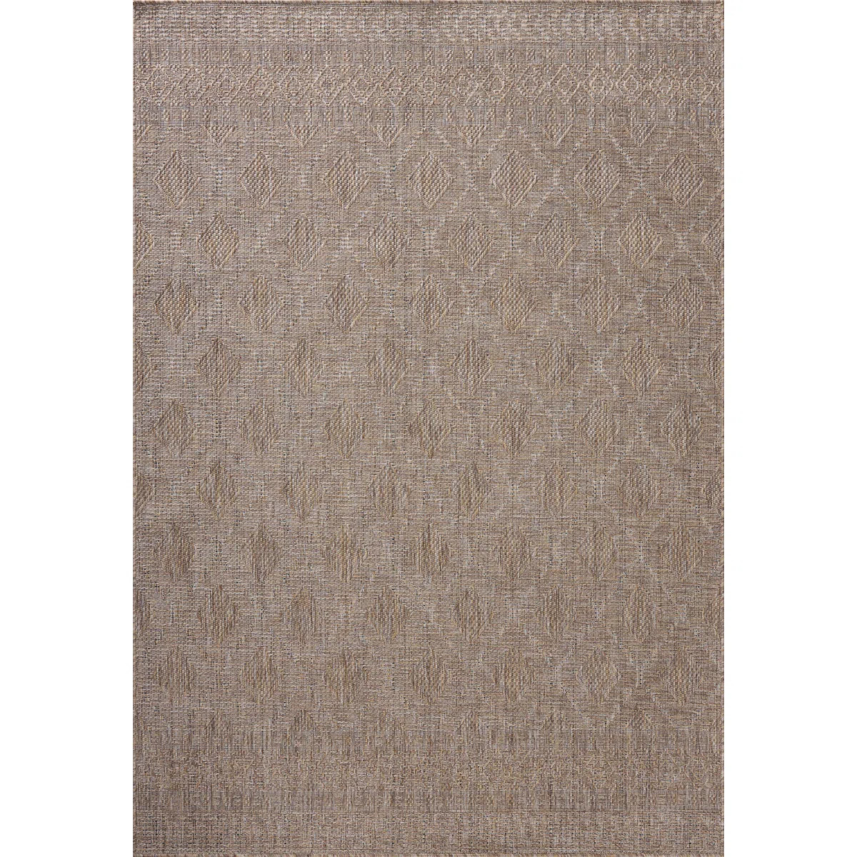 Amber Lewis x Loloi Indoor / Outdoor Topanga Natural / Mist Area Rug | Wayfair North America
