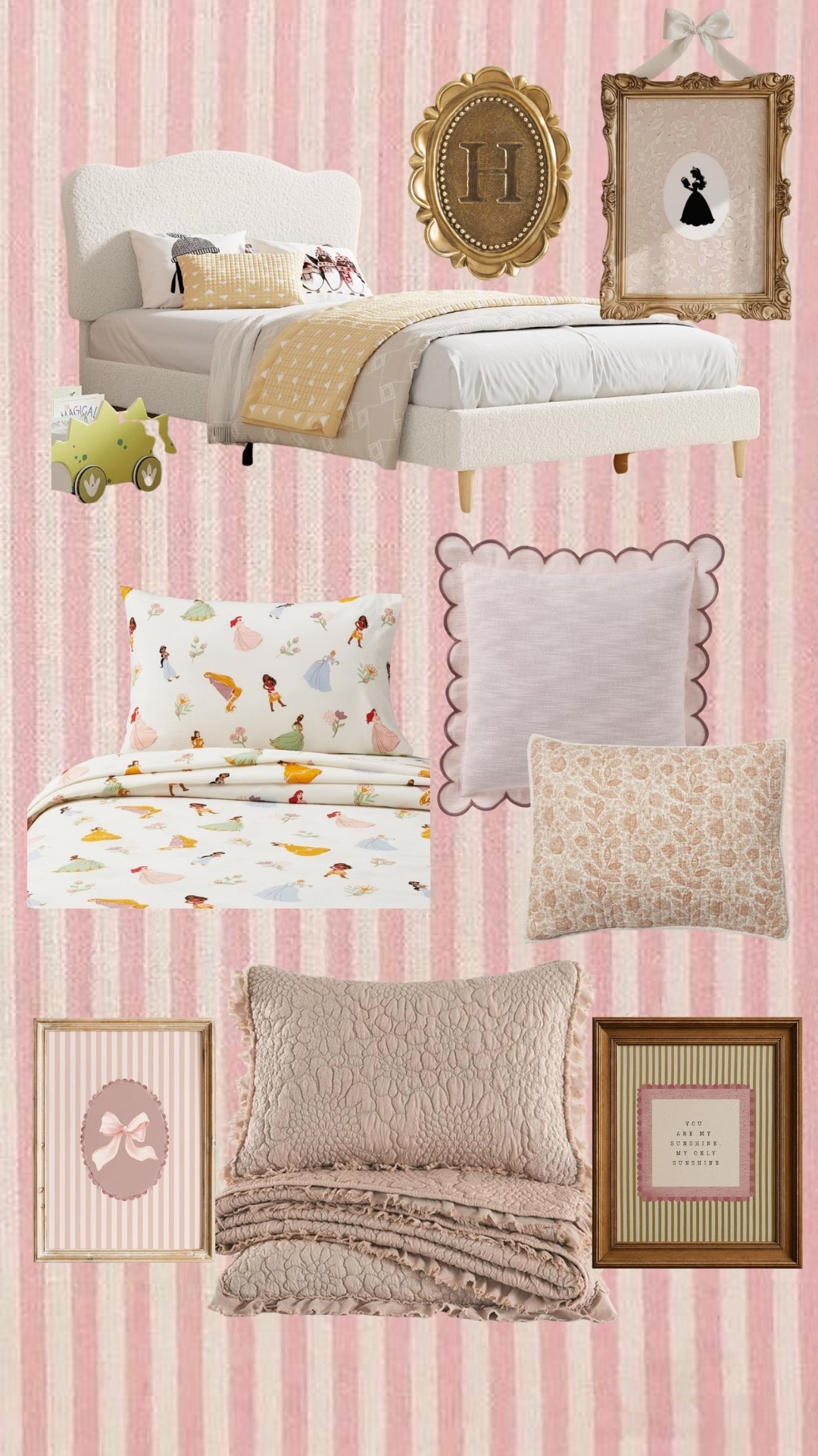My vision for Harper’s big girl room! 🥰