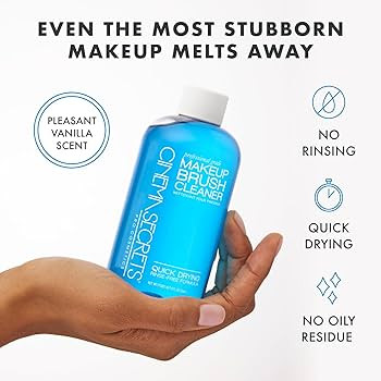 Cinema Secrets Original Blue Vanilla Makeup Brush Cleaner Solution - Professional Cleanser for Ma... | Amazon (US)