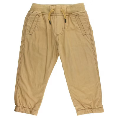 RuggedButts Infant Chino Jogger Pants - Khaki, 6-12 Months | Target