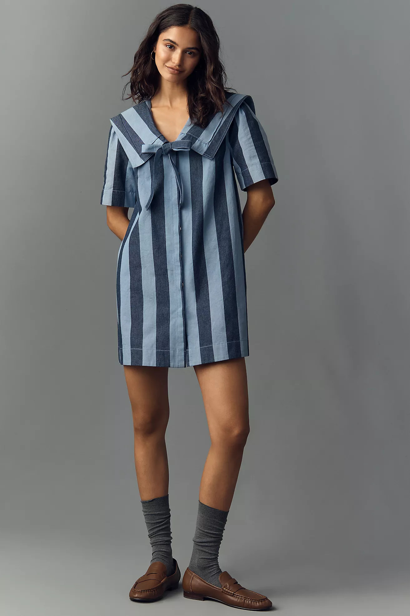 Damson Madder Goldie Mini Dress | Anthropologie (US)