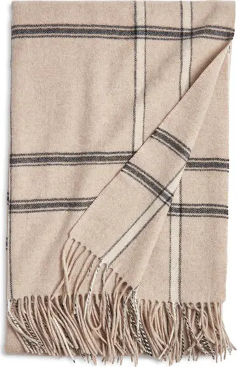 Plaid Wool & Cashmere Throw Blanket | Nordstrom