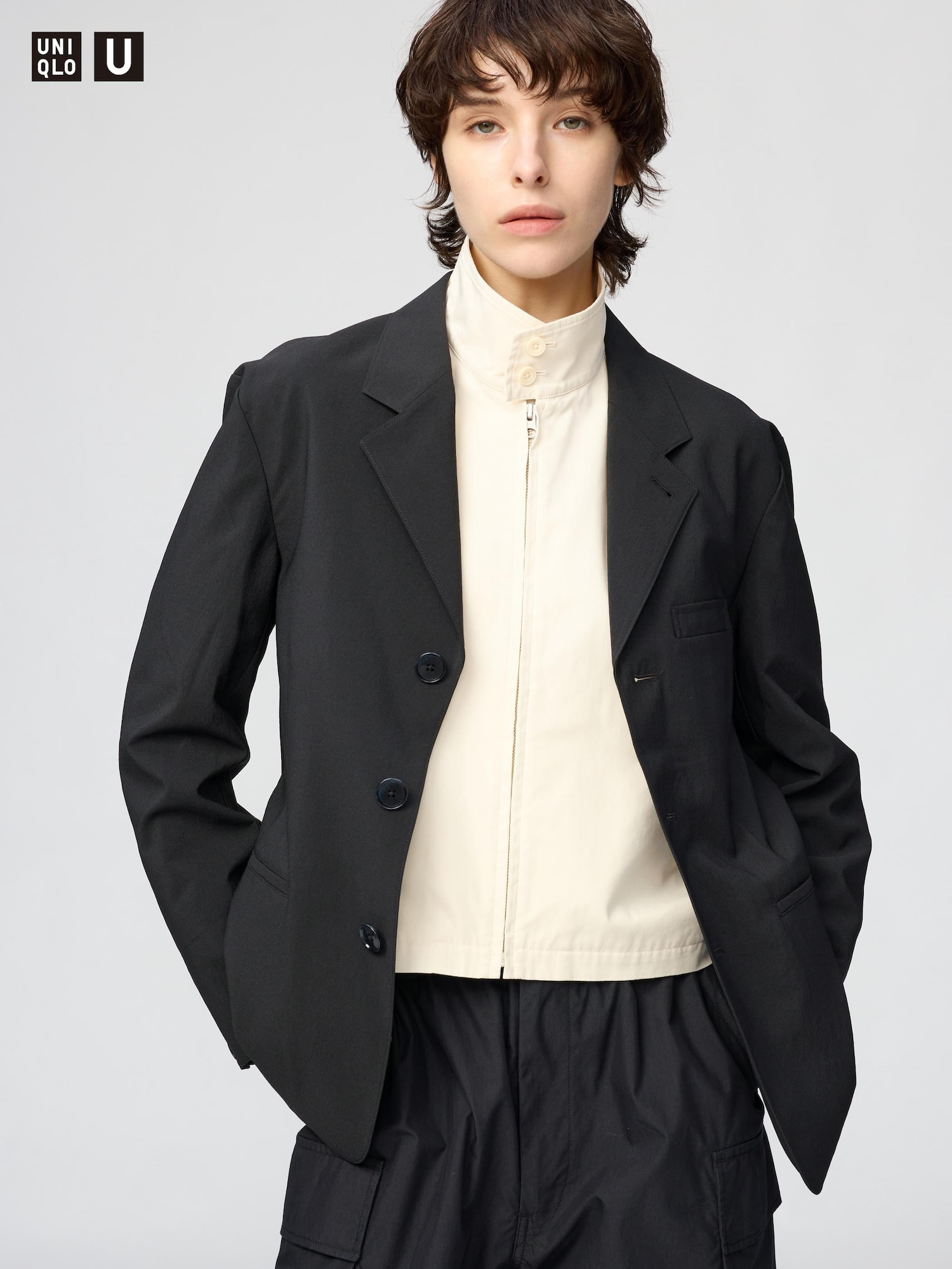 Women's Tailored Jacket Black XL UNIQLO US | UNIQLO (US)
