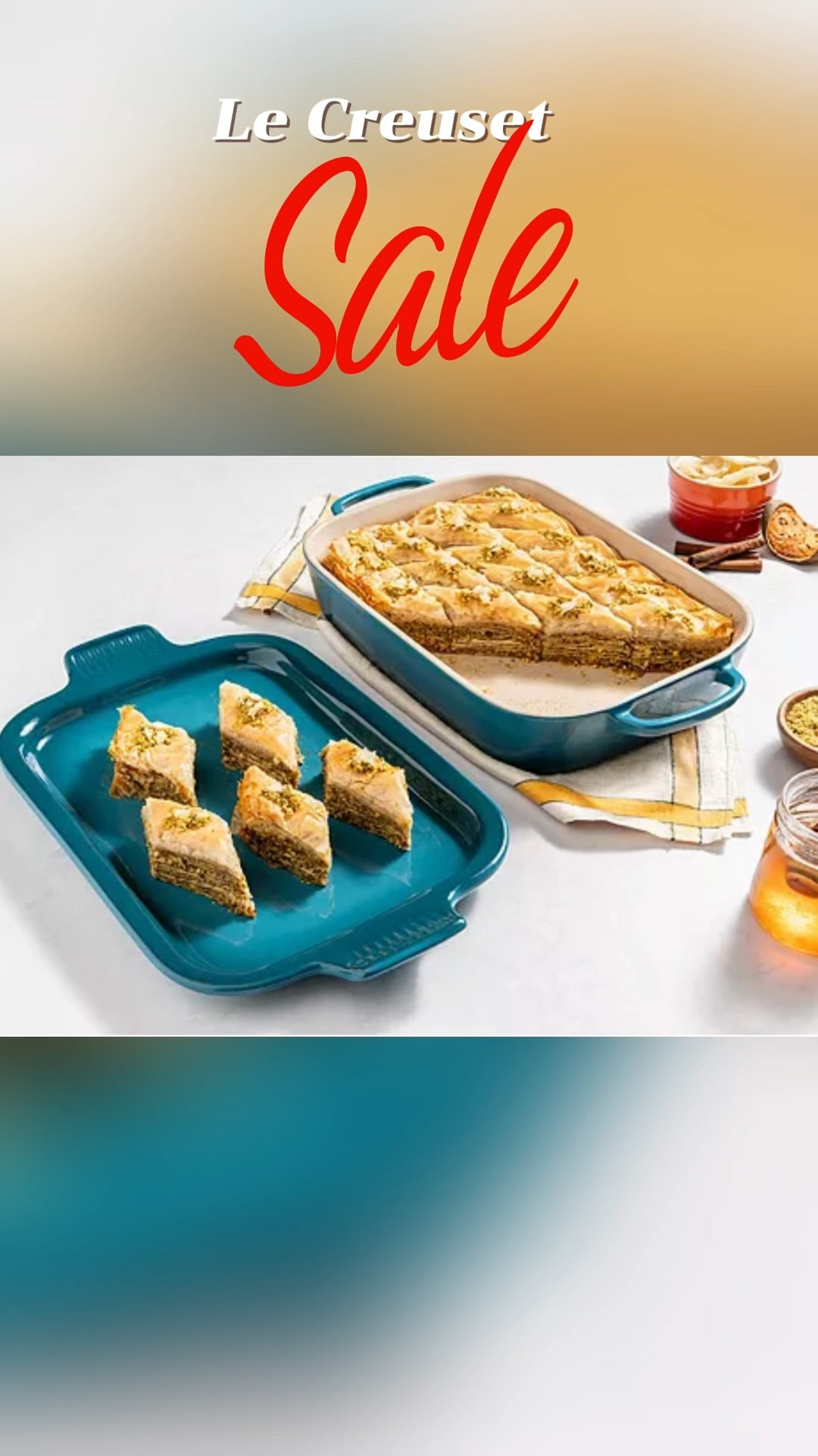 Le Creuset Rectangular Dish with Platter Lid
Perfect for oven to table service, Le Creuset's multifunctional dish and platter set is made from ultra-durable stoneware and offers and a nearly-nonstick glazed interior for easy food release. The dish base is perfect for marinating proteins, while the platter lid can be used as a cover or presentation.
    15.2" x 9.05" x 3.14"
    Manufacturer's 5-year limited warranty

#LTKWatchNow #LTKHome #LTKSaleAlert