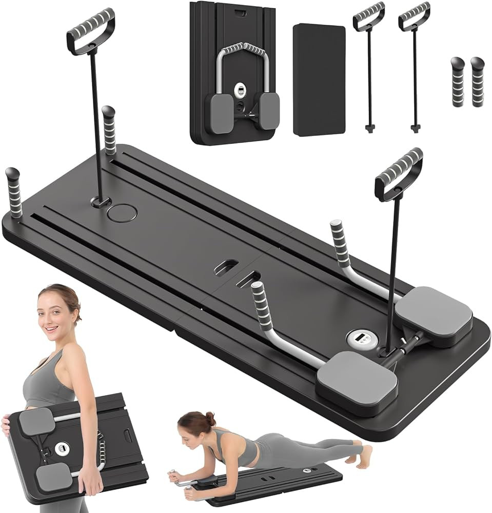 JANUA Pilates Board - Pilates Reformer Set, Multi-Purpose Foldable Pilates Reformer Board for Hom... | Amazon (US)