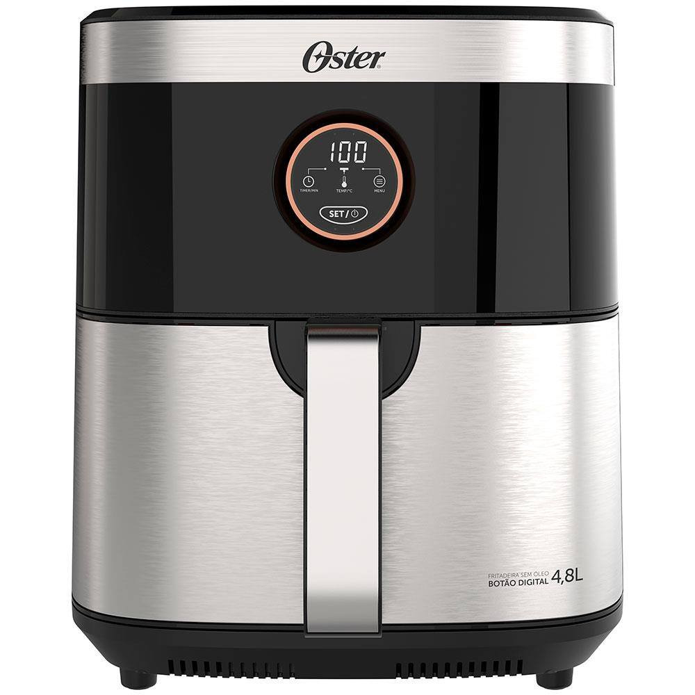 Fritadeira Elétrica Sem Óleo Air Fryer 2 em 1 Oster OFRT660 4,8L com Função Desidratar – Bl... | Casas Bahia (BR)