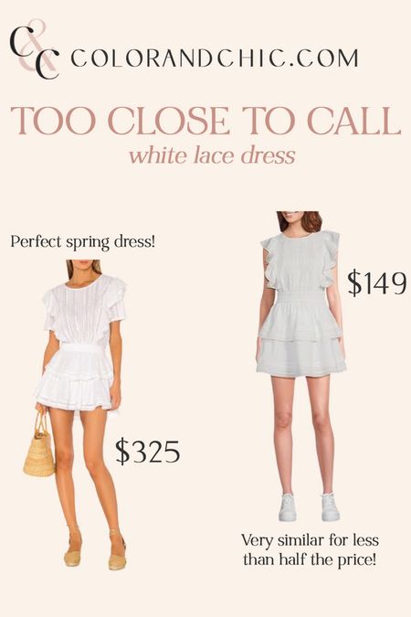 Two white spring dresses that are stunning for the season and into summer! Comfortable and can be dressed up with sandals and heels or dressed down with sneakers 

#LTKstyletip #LTKSeasonal