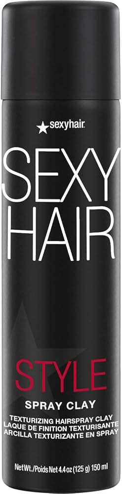 SexyHair Style Spray Clay Texturizing Hairspray Clay, 4.4 Oz | All Over Texture | Matte Finish | ... | Amazon (US)