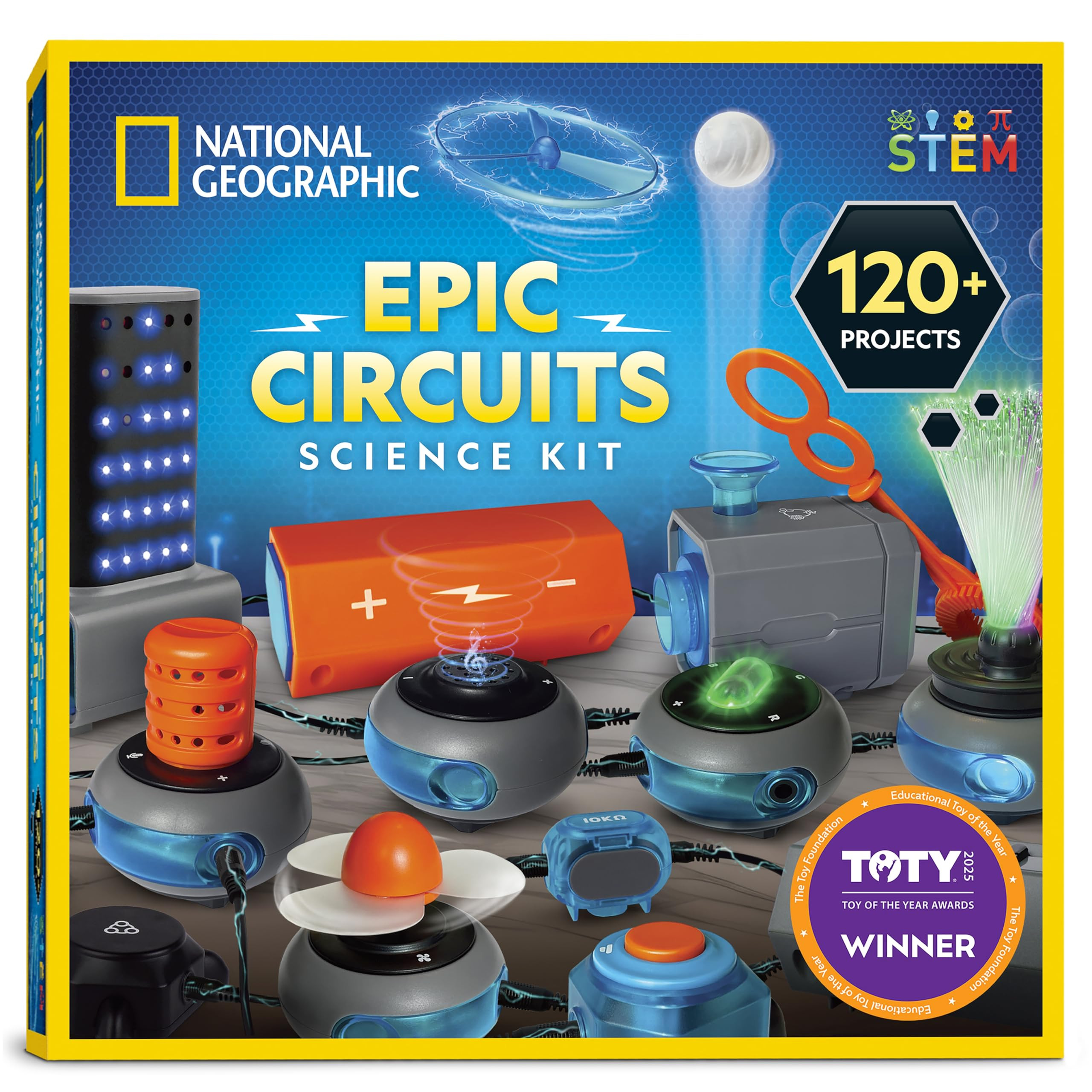 National Geographic Circuit Maker Kit - Electronics Kit for Kids with 120 Electrical Projects, El... | Amazon (US)