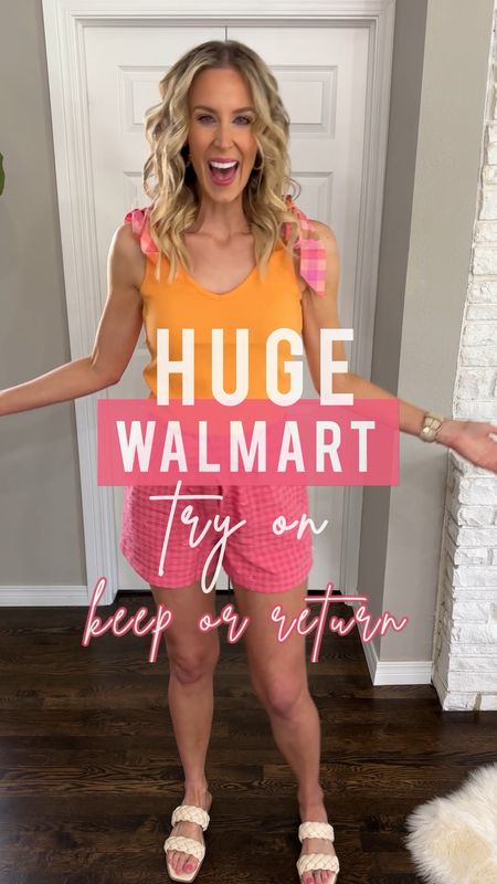 Huge Walmart try on haul! Love these Walmart outfits! Everything is true to size except pull on pants run big!!

Paper bag waist shorts, midi dress, matching set, peplum shirt, dressy t-shirt, pull on pants, spring outfit ideas, Walmart new arrivals, white jean shorts, romper 

#LTKstyletip #LTKunder100 #LTKunder50