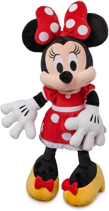 Disney Store Official Minnie Mouse Red Dress Medium Soft Toy for Kids, Cuddly Character with Fuzz... | Amazon (US)