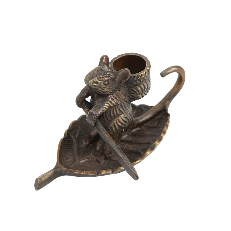 5'' H Brass Tabletop Candlestick | Wayfair North America