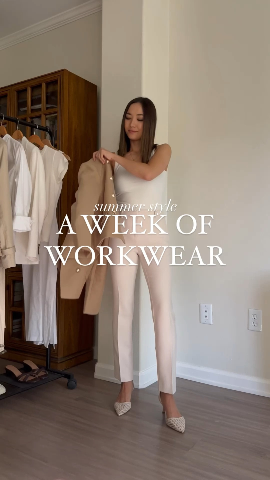 A week of summer workwear from Ann Taylor

Camel jacket xs
Tops xs 
Pants/skirt 00P
Dress runs large! Wearing regular but petite would have been better 

#LTKSeasonal #LTKworkwear #LTKunder100
