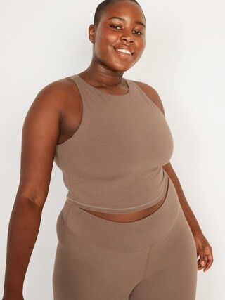 Light Support PowerChill Longline Sports Bra Tank for Women | Old Navy (US)