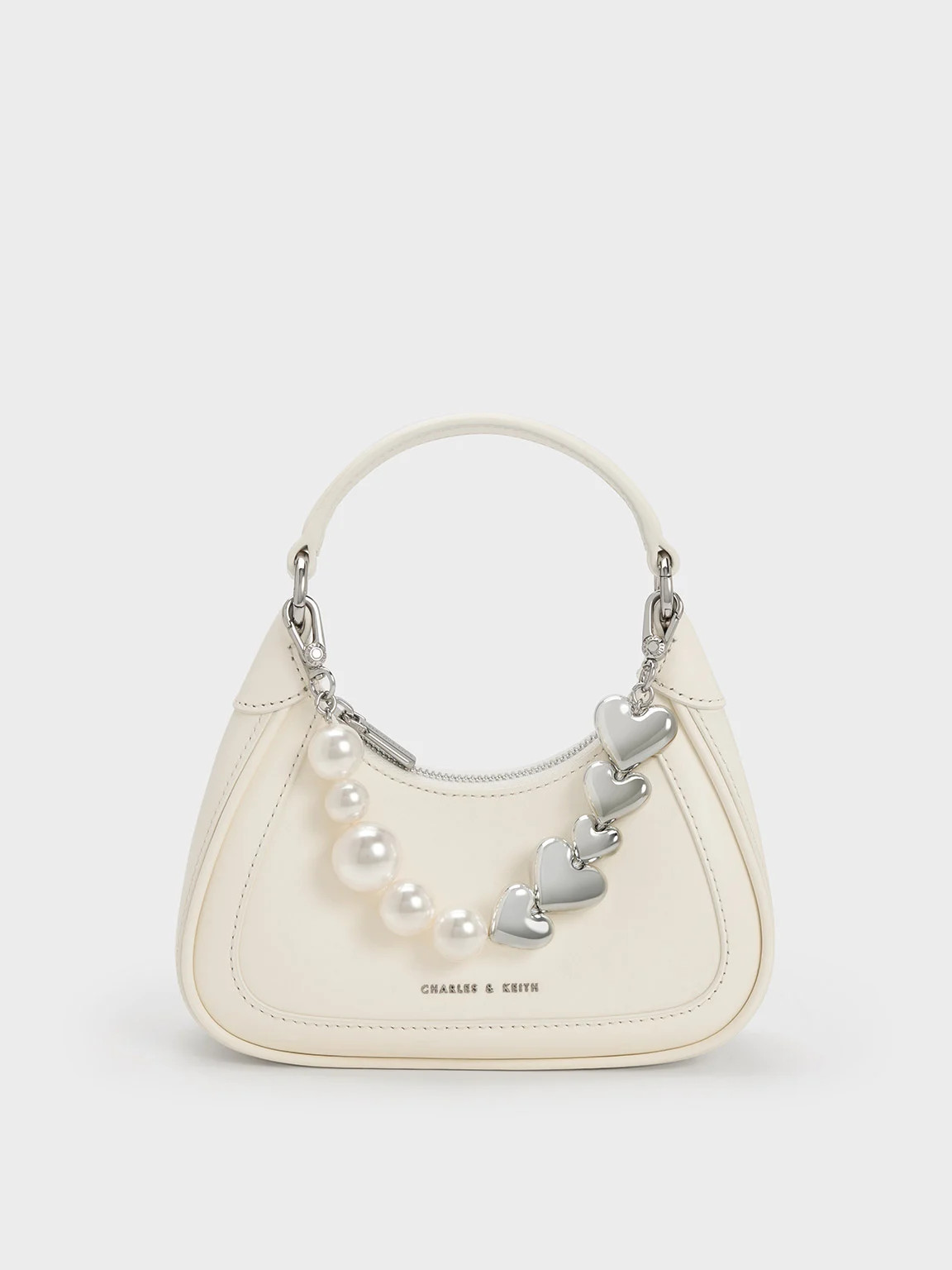 Gift Set: Mini Hobo Bag
 - Cream | Charles & Keith UK