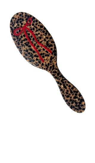 Solar Eclipse Hand-painted Leopard Bow Acetate 2-1 Daily Hair Brush in Beauty: NA. | Revolve Clothing (Global)