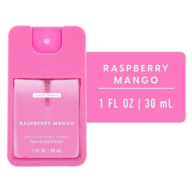 Scent Theory Hand Sanitizer Spray, Raspberry Mango, 1 fl oz | Walmart (US)
