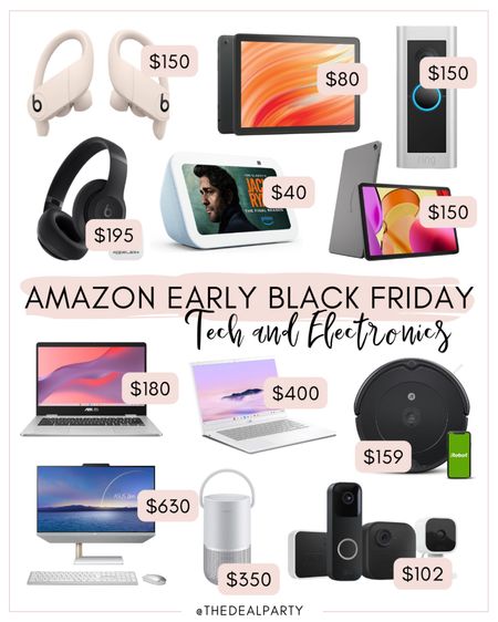 Amazon Tech | Amazon Deals | Amazon Sale | Amazon Black Friday | Amazon Headphones | Laptops | Tablets | Amazon Electronics

#LTKSeasonal #LTKCyberWeek #LTKGiftGuide