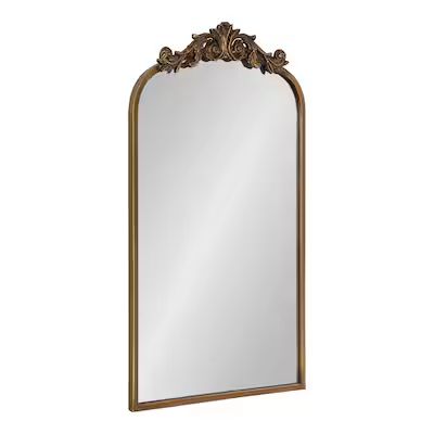Kate and Laurel Arendahl 19-in W x 30.75-in H Arch Gold Framed Wall Mirror Lowes.com | Lowe's