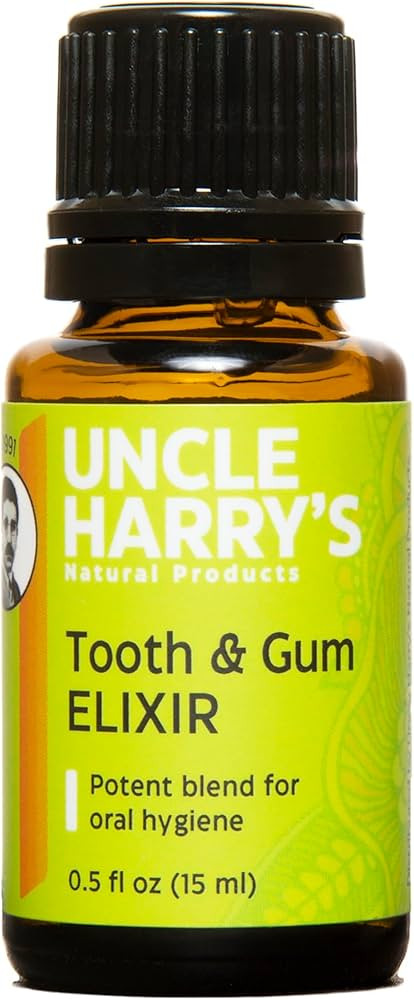 Uncle Harry's Aromatherapy Tooth & Gum Elixir | Purifying Alcohol Free Mouthwash for Gums and Bad... | Amazon (US)