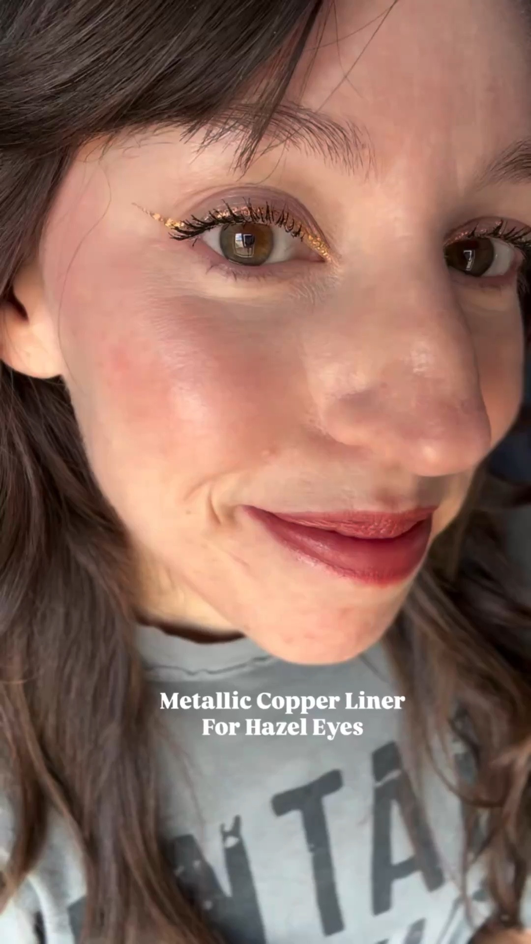 Metallic copper liner for hazel eyes ✨

This @violette_fr Cuivre 29 liner might be my new favorite for days when I want something fun that makes the green in my eyes pop.

It has a subtle multichrome shift. Copper with hints of green, that really brings out the gold and green tones in hazel eyes.

Would you try a copper eyeliner?
.
.
.
.
.
.
#hazeleyesmakeup #makeupforhazeleyes #greeneyesmakeup #metalliceyeliner #everydaymakeuplook

#LTKBeauty #LTKselfcare #LTKgrwm
