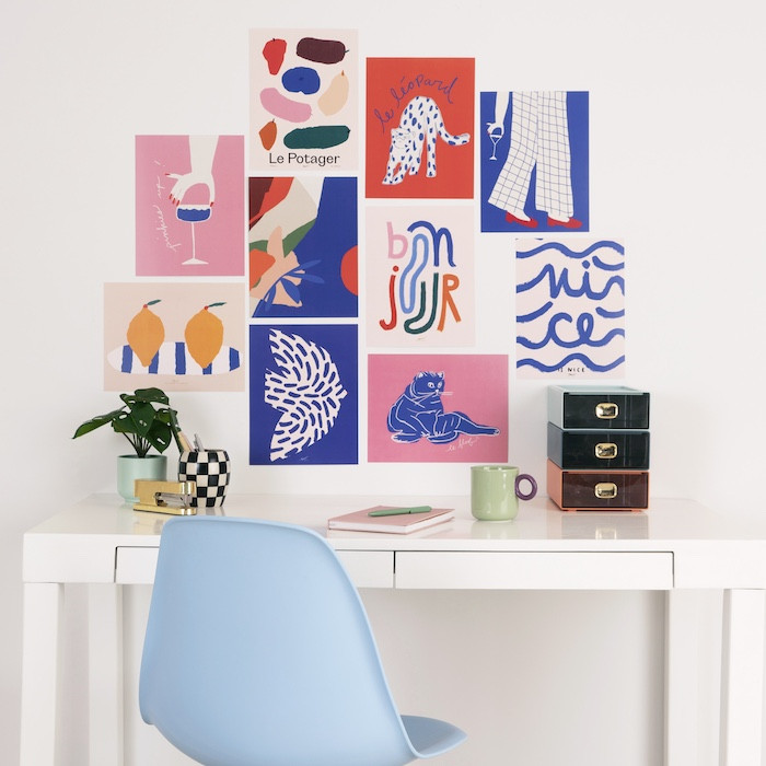 Playful Caricatures - Limited Edition Collage Set | Society6